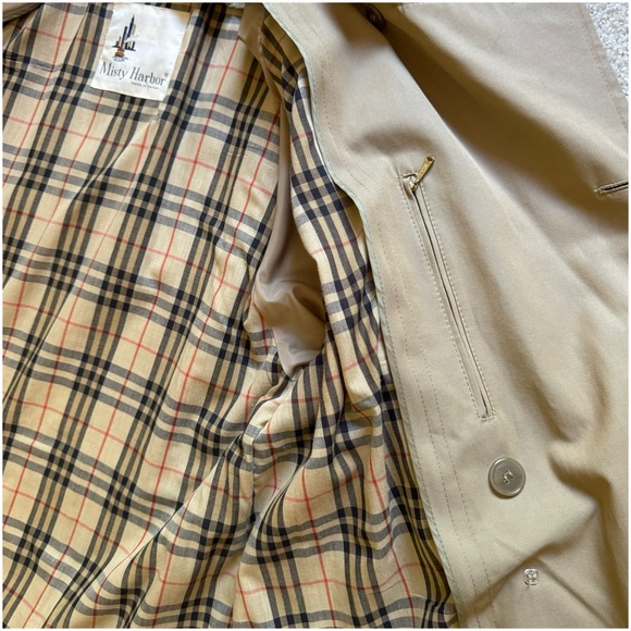 Vintage Trench Coat 42 Regular - Picture 8 of 16